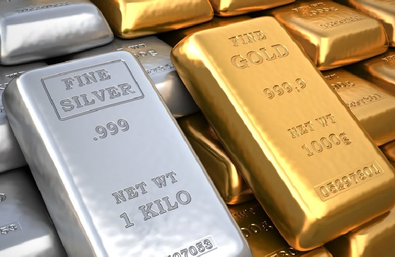 999er-goldbarren-und-silberbarren