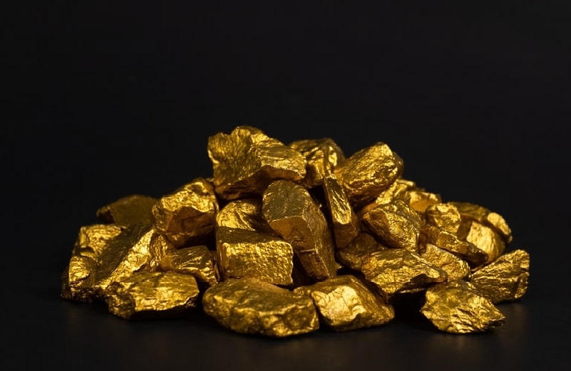 gold-nachdem-schmelzprozess